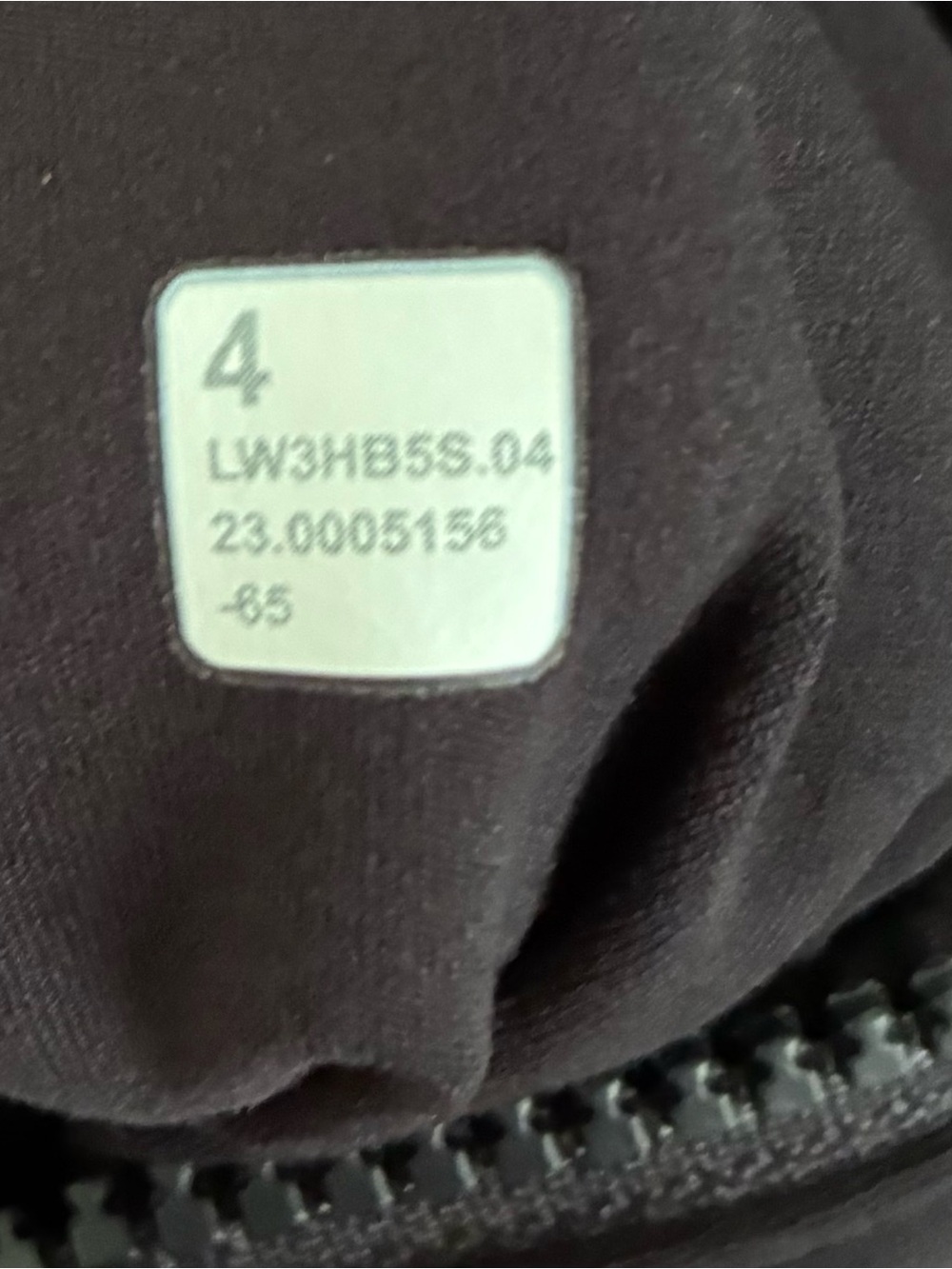 lululemon athletica Black Full-Zip Utility Jacket with Contour Seams - Picture 4 of 6